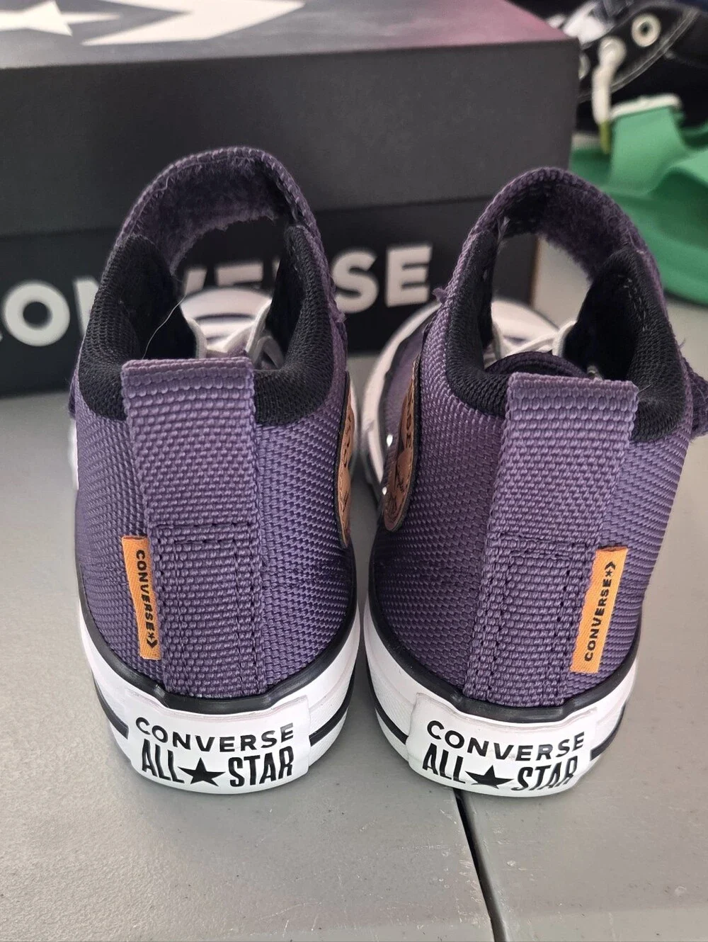 Converse Purple Canvas High-Top Toddler Sneakers Size 10.5